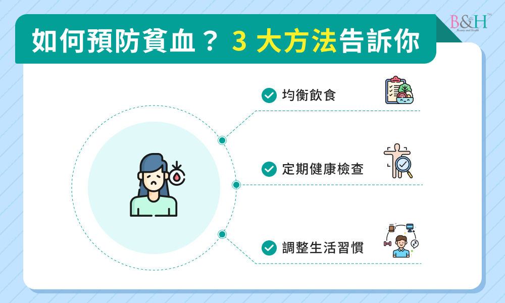 如何預防貧血？3 大方法告訴你