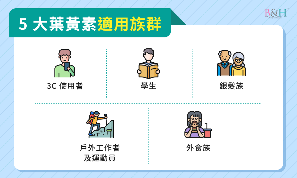5 大葉黃素適用族群